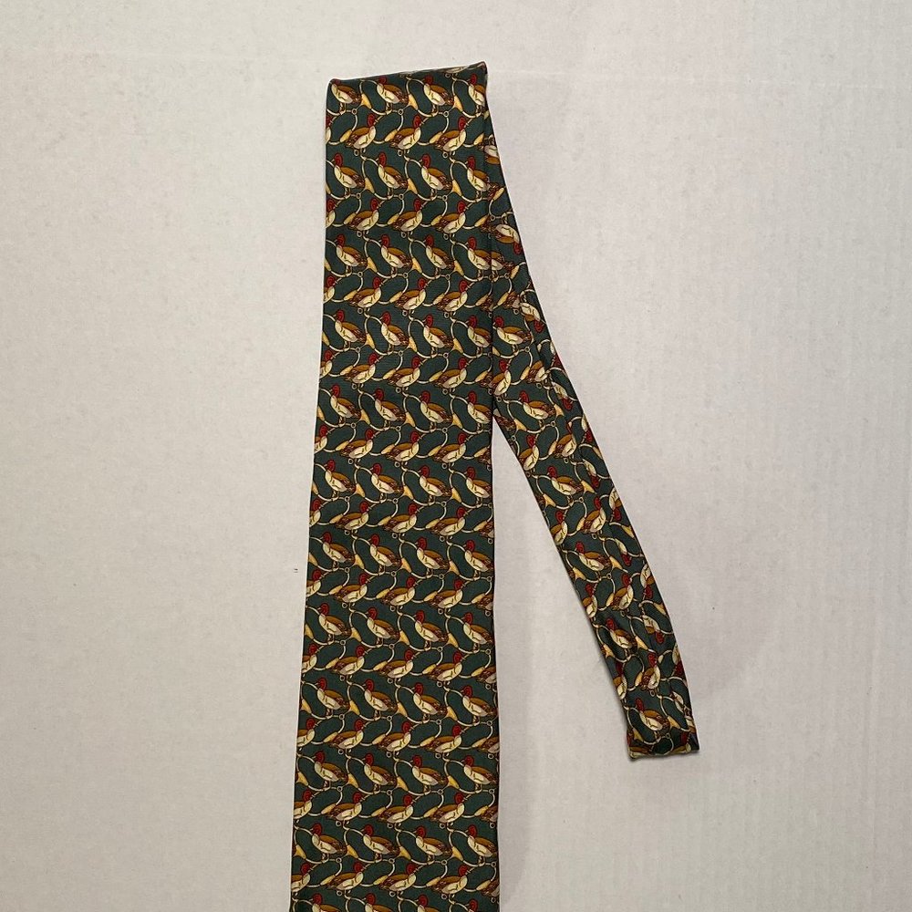 Andrea Silardi Men's 100% Silk Duck Tie